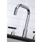 Kingston Brass FSC8931CML Manhattan Widespread Bathroom Faucet W/ Brass Pop-Up, Chrome FSC8931CML - alternate 3